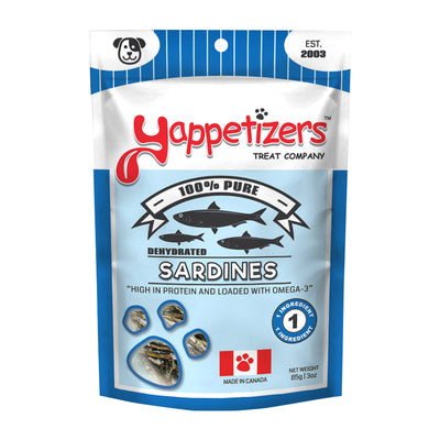 Yappetizers Dehydrated - Sardines 85 g (NEW)