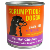 SCRUMPTIOUS DOGGO Chicken & Veggie Dinner in Gravy 255g
