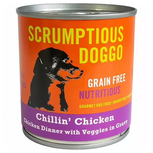 SCRUMPTIOUS DOGGO Chicken & Veggie Dinner in Gravy 255g