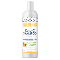 SWEDERMA Therapeutic KETO-C Shampoo for Dogs & Cats (Cucumber Melon) (NEW)