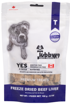 TubbyK9 Tasty Dog Treats Freeze Dried Beef Liver