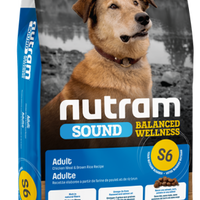 Nutram Dog Sound Balanced Wellness S6 Adult Dog Chicken Meal & Brown Rice Recipe