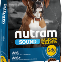 Nutram Dog Sound Balanced Wellness S49 Adult Dog Salmon Recipe