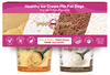Puppy Cake Puppy Scoops Ice Cream Mix Sample Pack Peanut Butter, Maple Bacon, Vanilla & Carob (NEW)