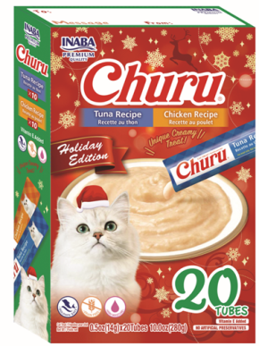 HOLIDAY Inaba Cat Churu Tuna & Chicken Recipe