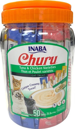 Inaba Churu Purées Variety Pack Tuna & Chicken Recipes