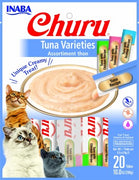 Inaba Cat Churu Purées Variety Pack Tuna Recipes 20 Tubes (280 G)