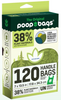 Poop Bags - Handle Tie Bags - Unscented 38% Plant Materials