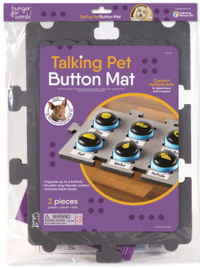 Hunger for Words Talking Pet Button Mat