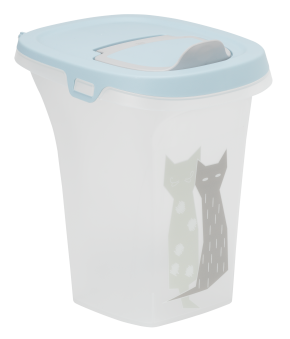 Moderna Trendy Story Storage Bin Maasai (Duck Egg Blue - Cat Pattern)