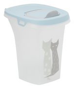 Moderna Trendy Story Storage Bin Maasai (Duck Egg Blue - Cat Pattern)