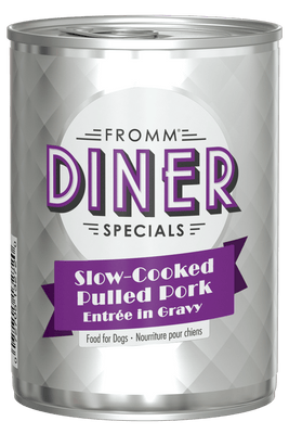 Fromm Dinner Specials Slow-Cooked Pulled Pork Entree In Gravy Dog Wet 12.5 oz