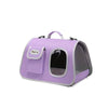 DOGGIE-Q Pet Carrier with Window Purple (NEW)