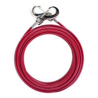 Dogit Tie-Out Cable - Red - Large - 6 m (20 ft)