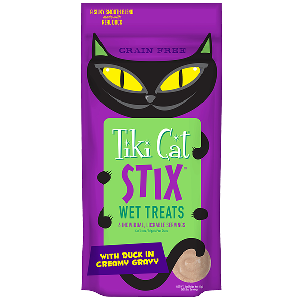 Tiki Cat® STIX™ Duck in Creamy Gravy Cat Treat 3oz