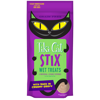 Tiki Cat® STIX™ Duck in Creamy Gravy Cat Treat 3oz