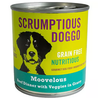 SCRUMPTIOUS DOGGO Beef & Veggie Dinner in Gravy 255g