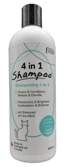 Enviro Fresh 4 In 1 Shampoo Lavender & Chamomile Cat 380ml