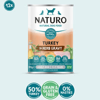 Adult Dog Grain & Gluten Free Turkey in a Herb Gravy 390g