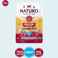 Naturo Cat Grain Free Indoor Sterilised Chicken Paté Pouch 85g