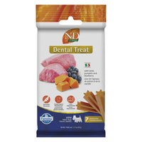 Farmina N&D Dental Treat Pumpkin, Lamb Blueberry Mini Dog Treat 60g