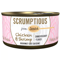 SCRUMPTIOUS FROM SCRATCH Chicken & Shrimp Cat food 79g