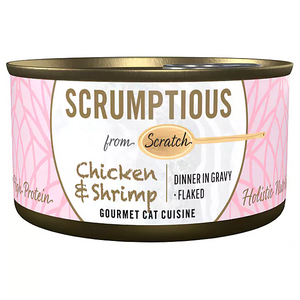 SCRUMPTIOUS FROM SCRATCH Chicken & Shrimp Cat food 79g