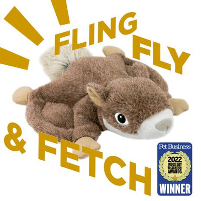 Tall Tails Plush Flying Squirrel Frisbee Toy 12