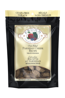 Fromm Four Star Grain-Free Dog Treats Parmesan Cheese Recipe 8oz