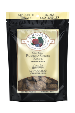 Fromm Four Star Grain-Free Dog Treats Parmesan Cheese Recipe 8oz