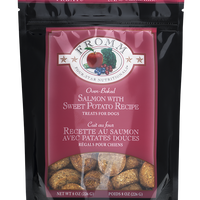 Fromm Four Star Grain-Free Dog Treats Salmon with Sweet Potato Recipe 8oz