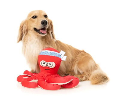 FuzzYard Octo-Posse Dog Toy - Takoyaki