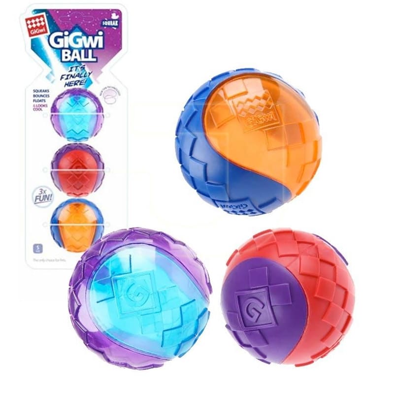 Gigwi Ball Squeaker Small - 3 pk SALE