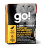 Go! Sensitivities Lid Grain Free Duck Cat 6.4oz BOGO
