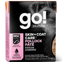 Go! Skin And Coat Pollock Pate Dog 12.5oz