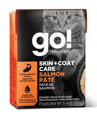Go! Skin And Coat Salmon Pate Cat 6.4oz BOGO