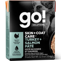 Go! Skin And Coat Turkey Salmon Dog 12.5oz