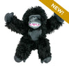 Tall Tails Plush Gorilla with Squeaker & Interior Rope Body Toy – 14”