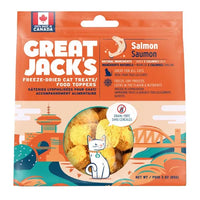 Great Jacks Freeze-Dried Cat Treats & Food Topper Salmon
