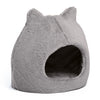 Ruff Love Cozy Cat Bed Grey