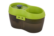 H2O drinking fountain for cat (2 liters) black and green