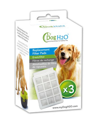 H2O replacement filters for dog or cat fountains - 3 Pk