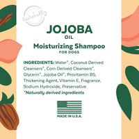 TropiClean Essentials Jojoba Oil & Garden Roase Shampoo Dog 16 oz