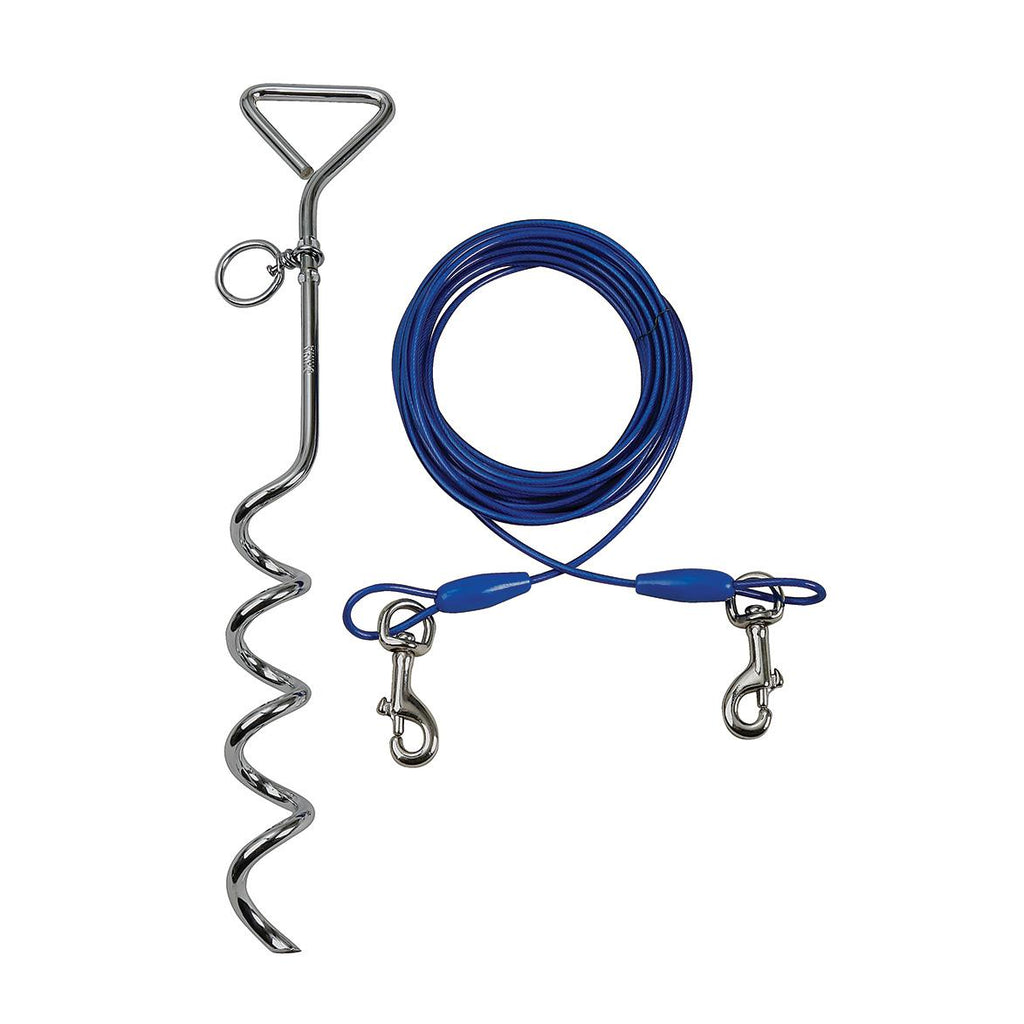 SmartPet Medium Tie Out Cable & Spiral Stake SALE