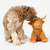 Multipet™ Highland Cow Assorted Brown & Cream 14" Dog Toy
