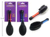 Riley & Rex 8.5in Double Sided Pet Pin & Bristle Brush with Non- Slip Handle