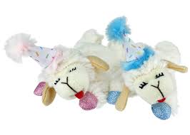 Multipet™ Lamb Chop® Birthday 4.5" Cat Toy