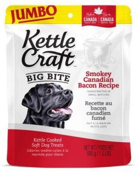 Kettle Craft Smokey Canadian Bacon Jumbo Pack Big Bite Dog 680g