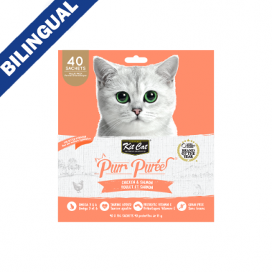Kit Cat® Purr Purées® Chicken & Salmon Cat Treat 40 x 15gm
