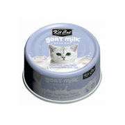 Kit Cat® Goat Milk gourmet White Meat Tuna Flakes & Whitebait with Goat Milk Wet Cat Food 70gm